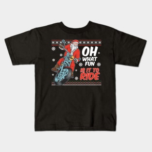 Oh What Fun It Is To Ride Kids T-Shirt